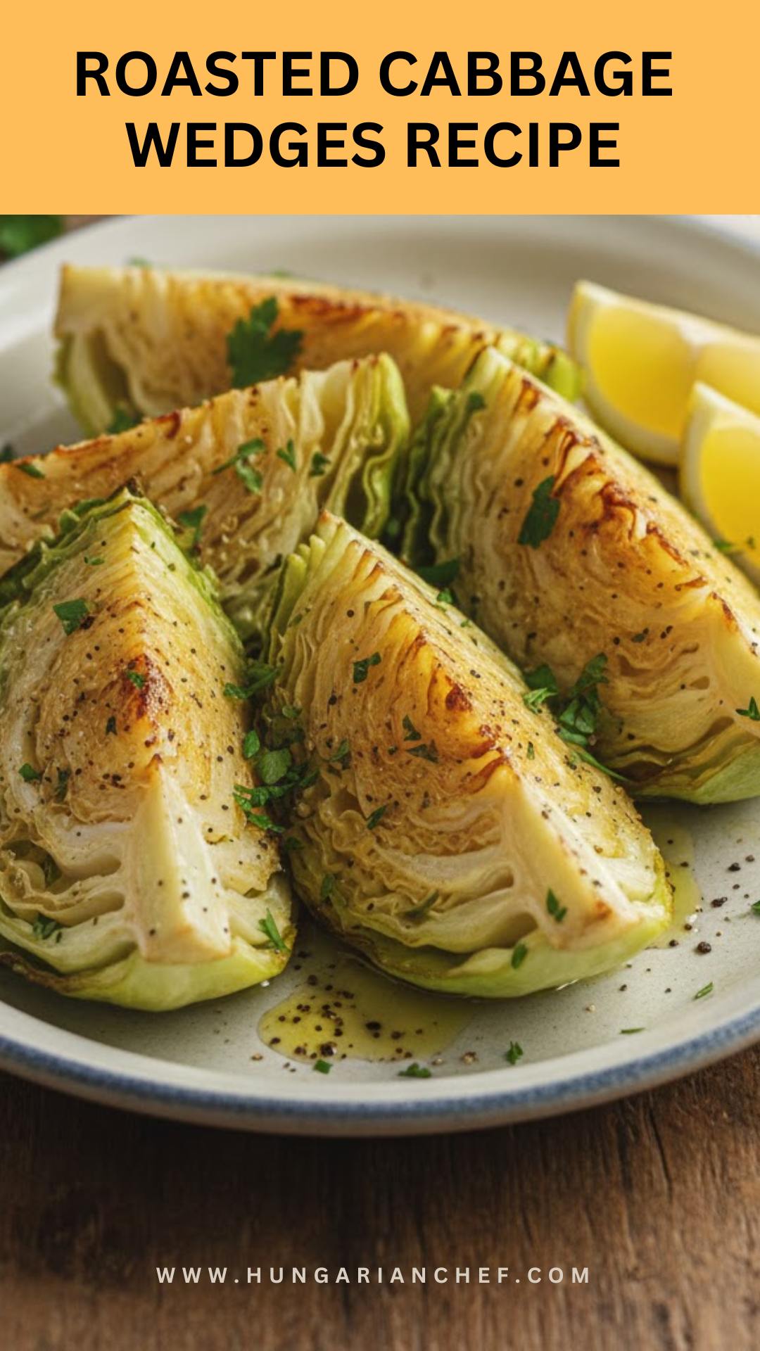 Roasted Cabbage Wedges Recipe
