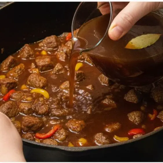 Step 5: Add Broth and Simmer