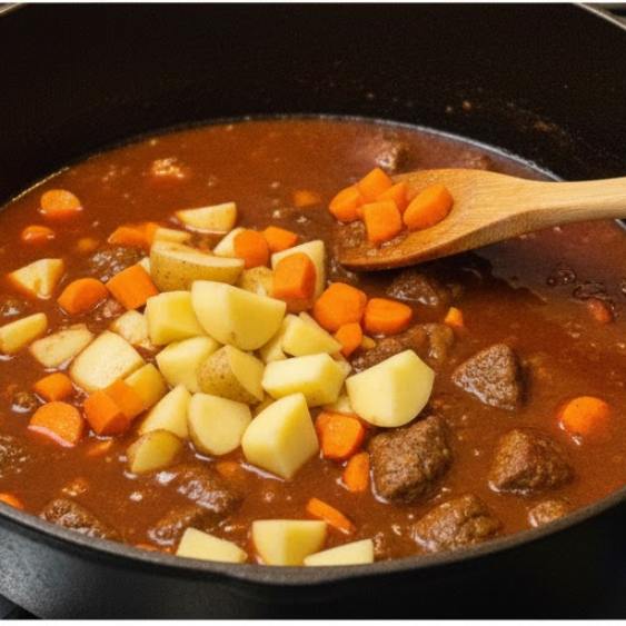 Step 6: Add Carrots and Potatoes