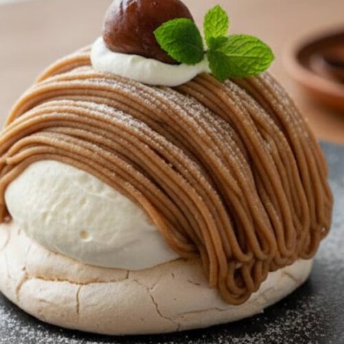 Japanese Mont Blanc Cake Recipe