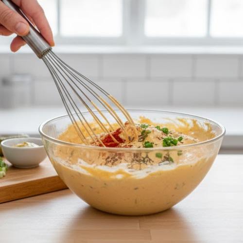 Step 2: Combine Cream Cheese and Spices Step 2: Combine Cream Cheese and Spices