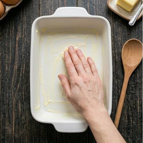 Step 5: Grease the Baking Dish