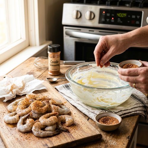 Step 1: Prep the Shrimp and Oven