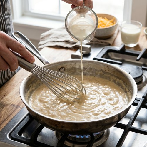 Step 3: Make the Cheese Sauce
