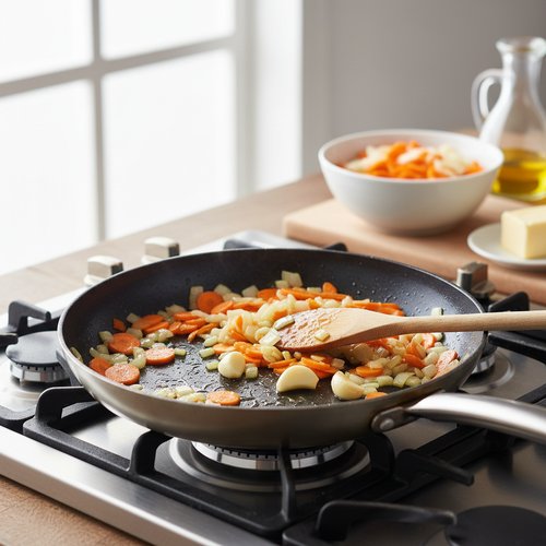 Step 3: Cook the Vegetables and Garlic