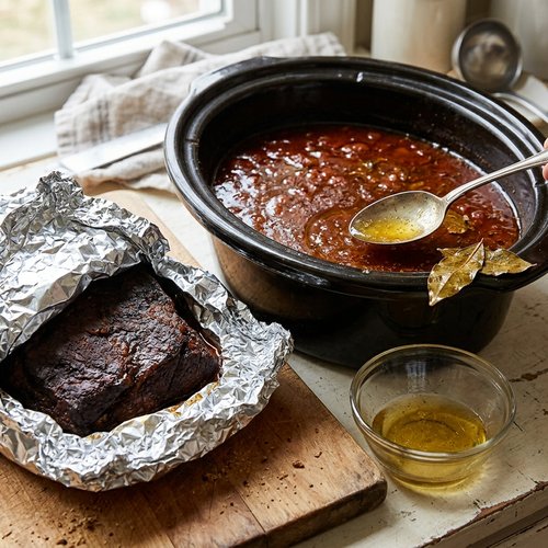 Step 4: Rest, Skim, and Reduce the Sauce